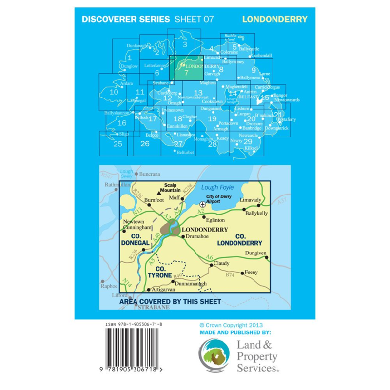 OSI Discovery Series Sheet 07 Donegal Londonderry Tyrone 2017-1